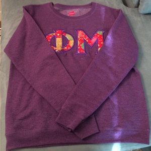 Phi Mu Purple Letter Shirt