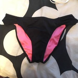 black vs bathing suit bottoms