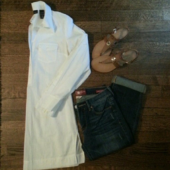 NY&Co Oversized White Tunic