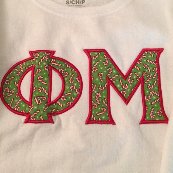 Sold! Phi Mu White Letter Sweatshirt - Picture 2 of 3