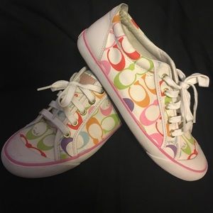 Rainbow coach shoes
