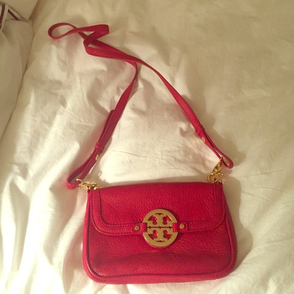 Tory Burch Handbags - Authentic Red Leather Tory Burch Purse