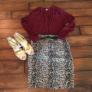 Forever 21 Cheetah skirt