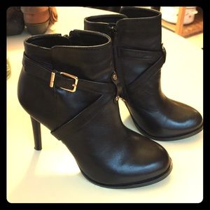 Leather Ankle Boots - Size 6