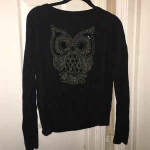 H&M owl sweater