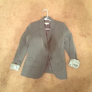 Blazer. Light grey. Never worn. Sz 2