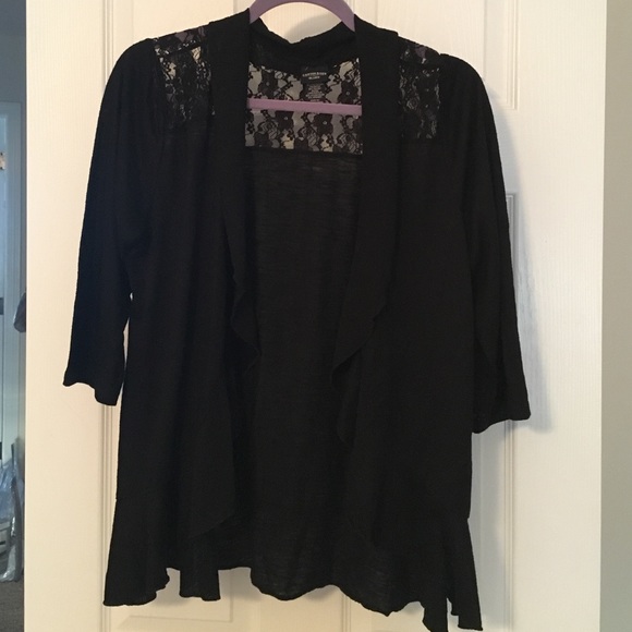 Black cardigan