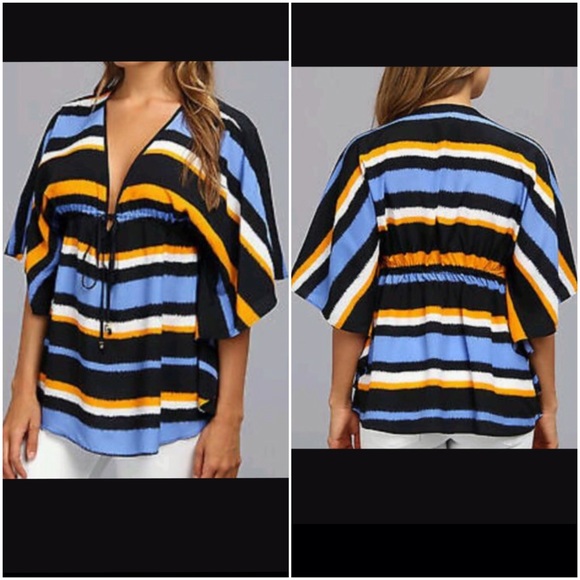 MICHAEL KORS Flutter Sleeve Blouse