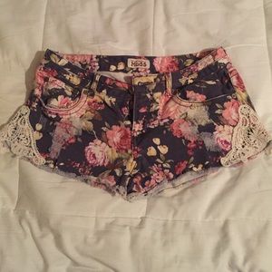 Floral Print Shorts