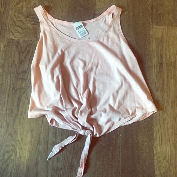 PINK cropped top tank top