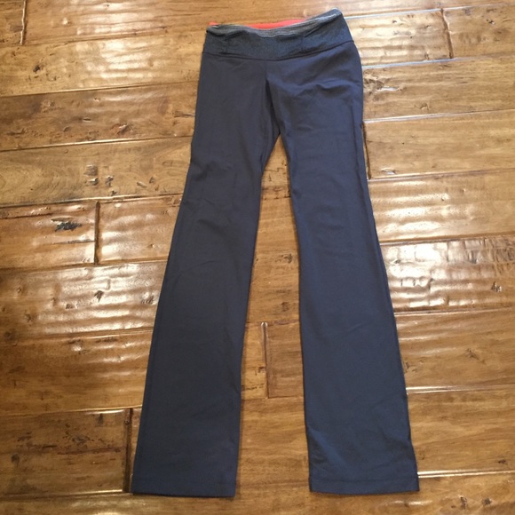 Gray Lululemon flare pants