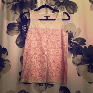 Gap lace tank top