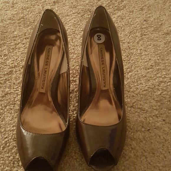 Chinese Laundry Peep Toe Pumps