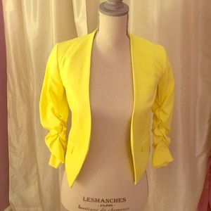 Yellow blazer