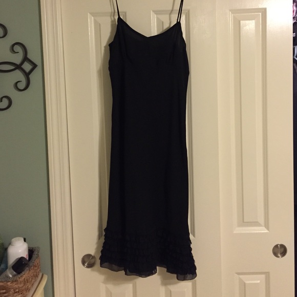 Loft basic black dress