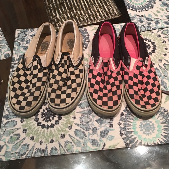 Urban Outfitters Shoes - Pink and black vans