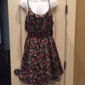 Final touch silk mini dress racerback sz m