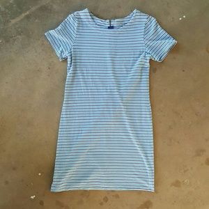 Blue Striped Target T-shirt Dress