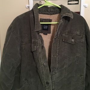 Gap men's coat olive green/army green