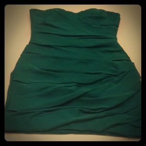 Green sexy cocktail dress