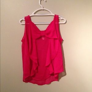 A charming Charlie's chiffon tank top