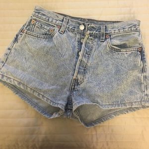 Vintage Levi's high waisted shorts