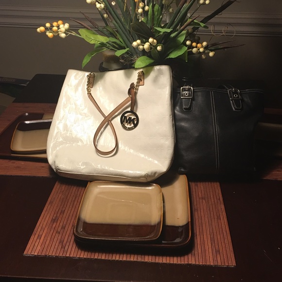 Black coach & Vanilla mk tote