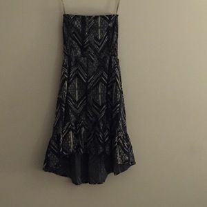 Roxy high low strapless sun dress!
