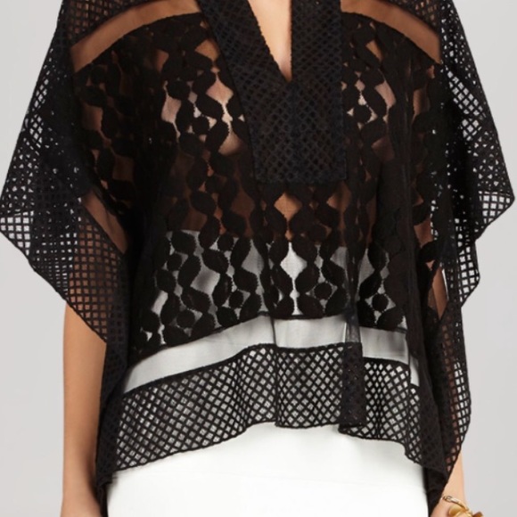 New, BCBGMaxazaria Black Reginah Top