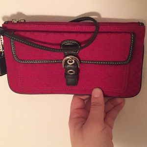 Large coach wristlet!