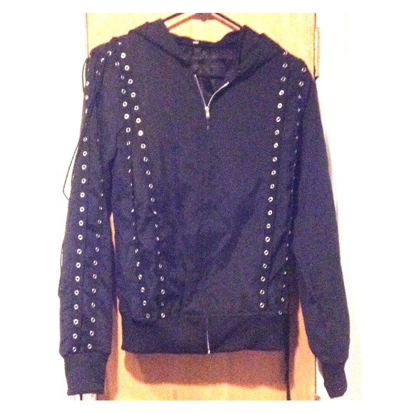 Chic Hooded Long Sleeve Lace-Up Zippered Women's