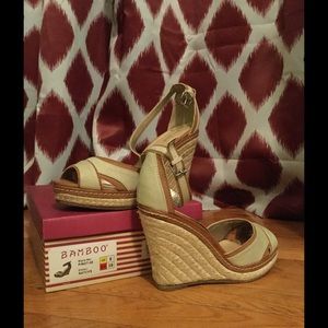 2 pair of summer wedges