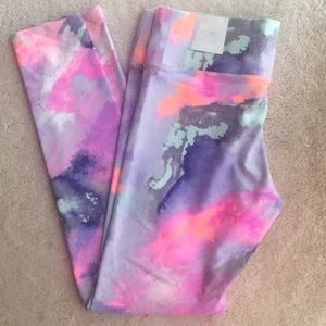 Victoria's Secret PINK "Watercolor" leggings-M