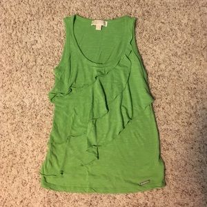 Michael Kors ruffle tank