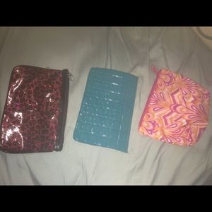 3 makeup bags