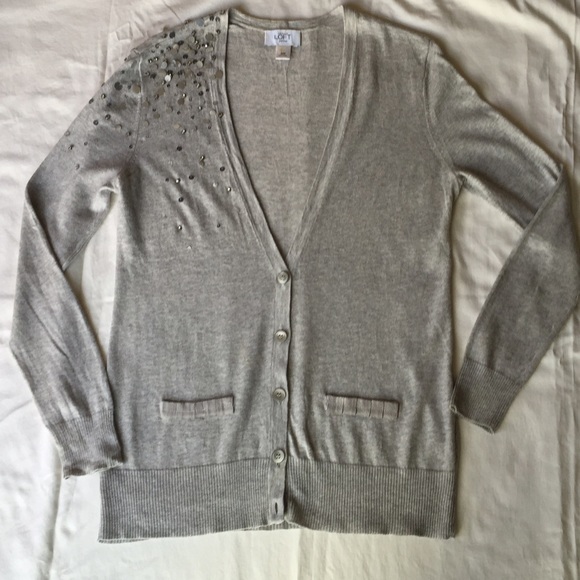 LOFT lightweight V-neck cardigan sweater