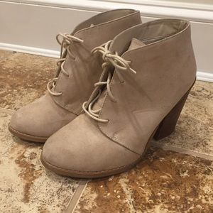 NEW Light Tan Espadrille Booties!!