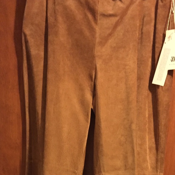 Genuine women suede pants