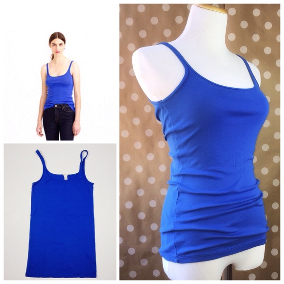 J.Crew perfect fit tank in bright blue