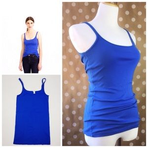 J.Crew perfect fit tank in bright blue