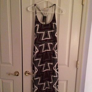 Free People Black Multicolor Maxi