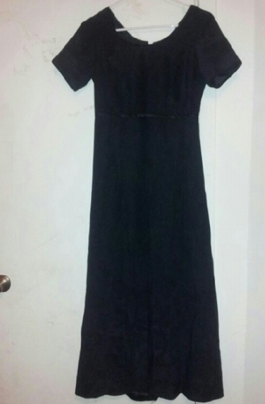 accents | Dresses | All Black Long Choir Dress | Poshmark