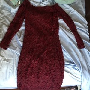 Lace mini dress