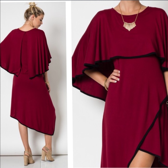 🎄SALE “Higher Love” Cape-back w/ Asymmetric Hem - Picture 2 of 8