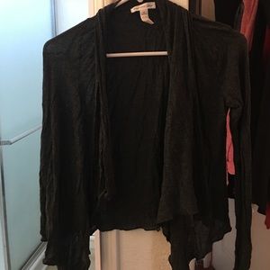 Cardigan dark grey very thin