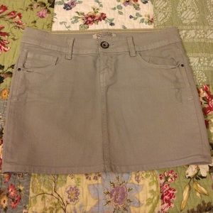 Light gray Mini skirt