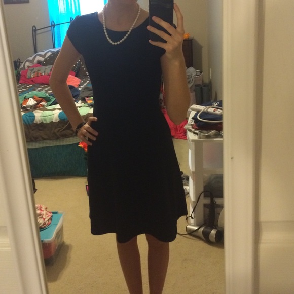 Simple black dress