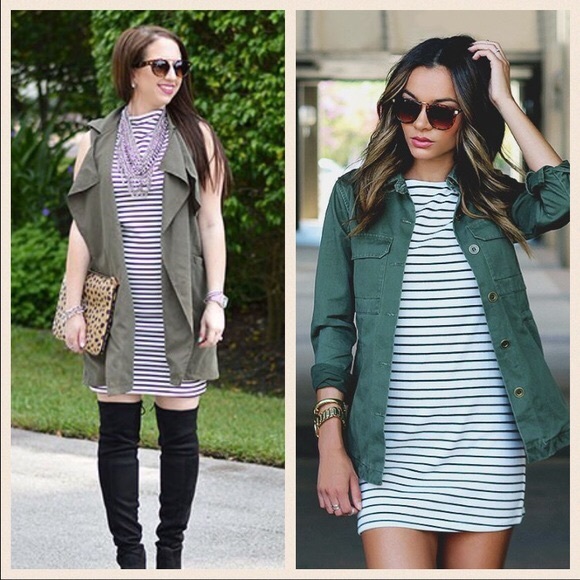 💥LAST ONE💥 Sleeveless Striped T Shirt Dress - Picture 2 of 3