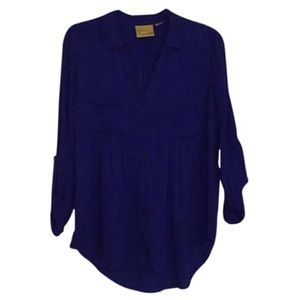 Anthropologie Button up Blouse.
