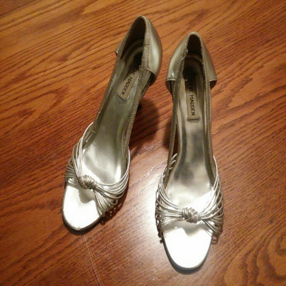 Steve Madden Silver Heels